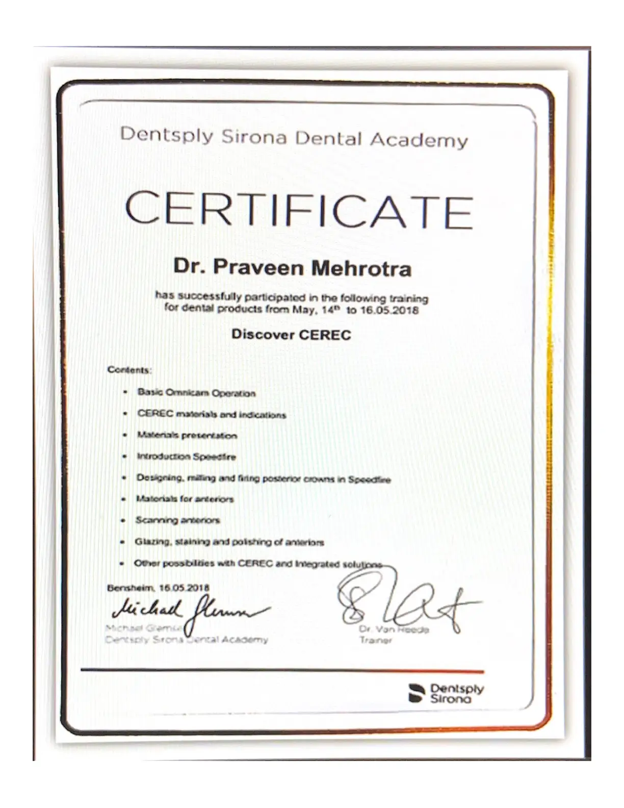 Dentsply Sirona Dental Academy GERMANY